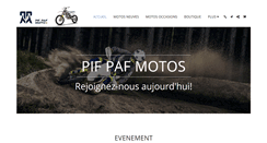 Desktop Screenshot of pifpafmotos.fr